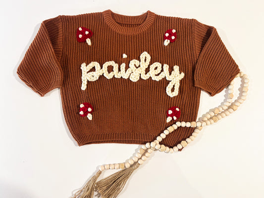 *NEW* Fall Embroidered Chunky Knit Sweaters