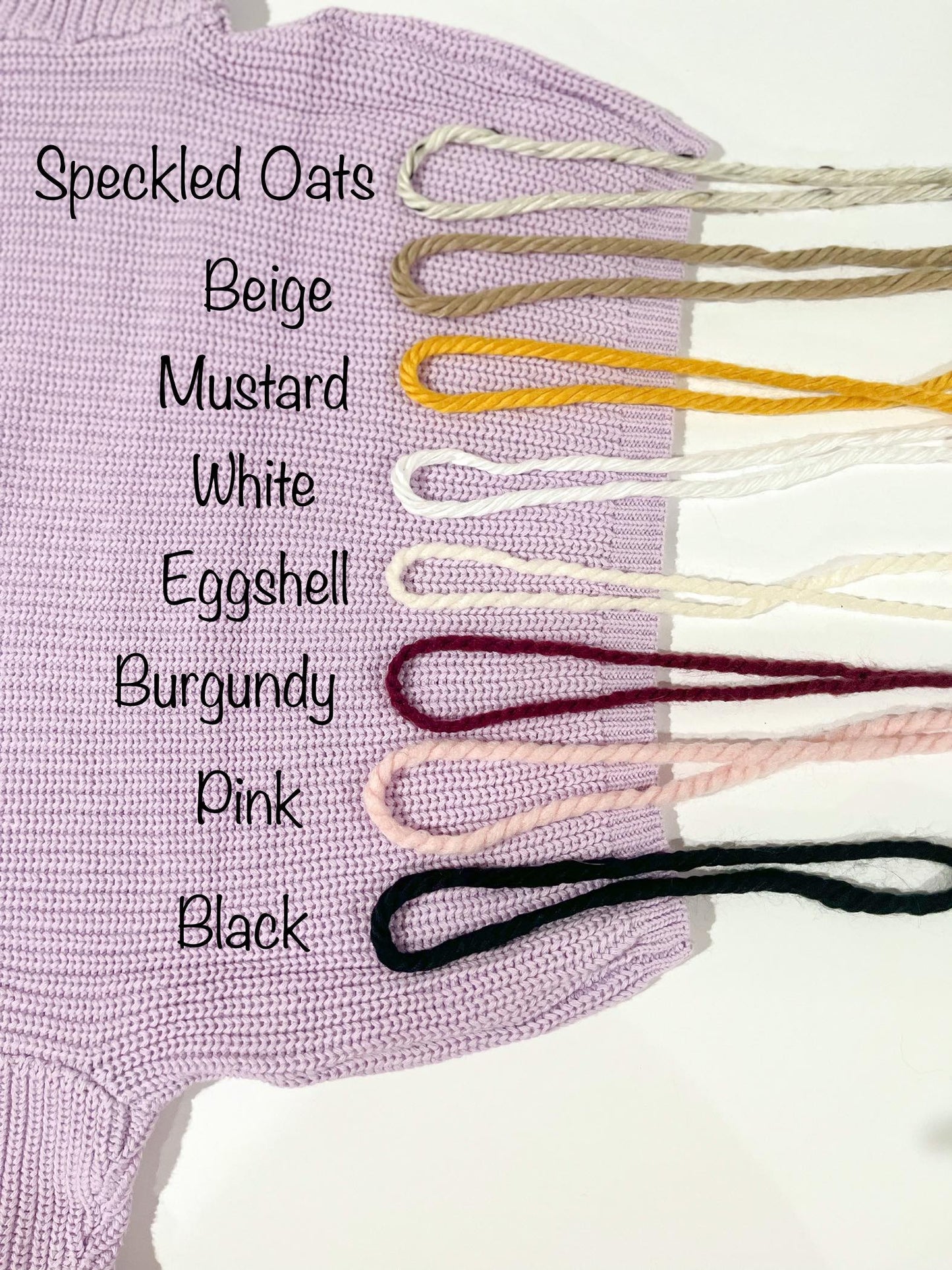 Hand Embroidered Chunky Knit Spring Sweaters